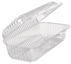 Упаковка под рулет 26 см*12 см*8 см пластиковая