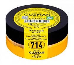 Краситель сухой жирорастворимый №714 Желтый "GUZMAN" 5 гр