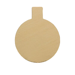 Подложка для пирожных с держателем "Золотая" 8 см